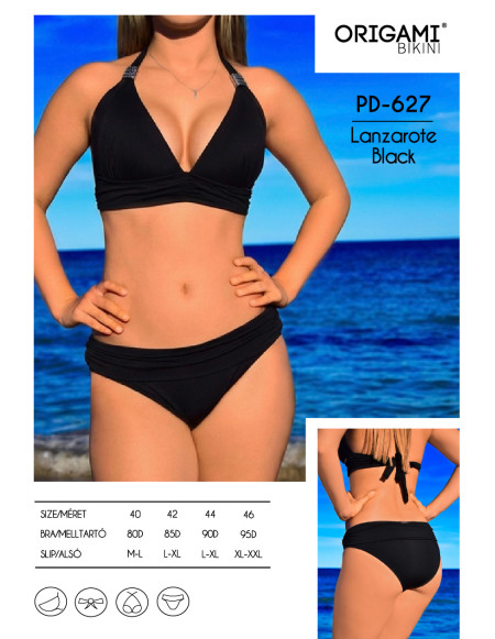 Lanzarote Black PD-627 Origami Bikini