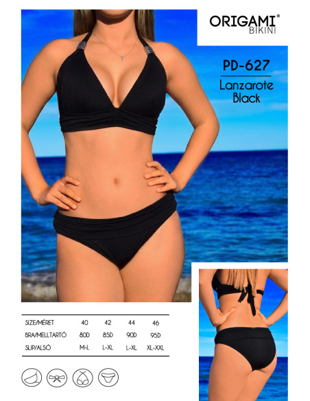 Lanzarote Black PD-627 Origami Bikini