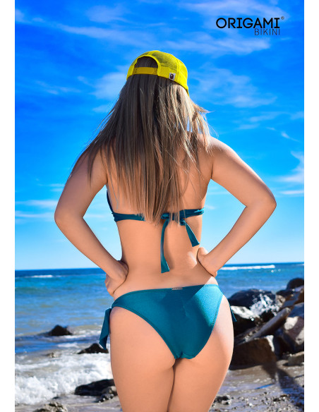 Tenerife Shiny Azure P-608 Origami Bikini