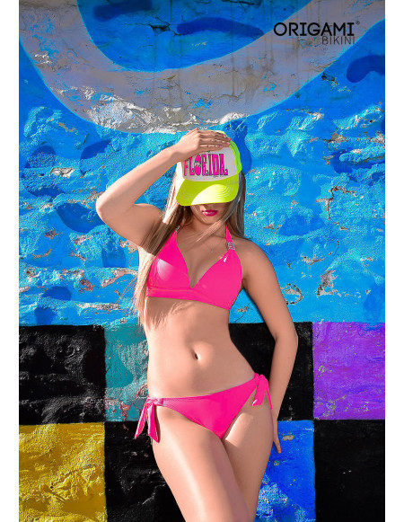 Tenerife Hot Pink P-609 Origami Bikini