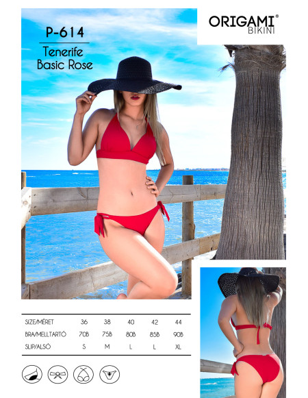 Tenerife Basic Rose P-614 Origami Bikini