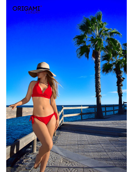 Tenerife Pike Red P-LX-605 Origami Bikini