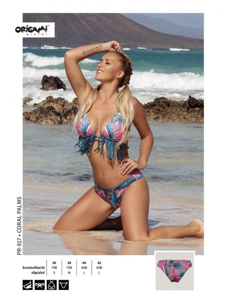 Coral Palms PR-917 Origami Bikini