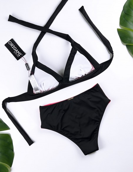 Texas Neon Pink HD-237 Origami Bikini