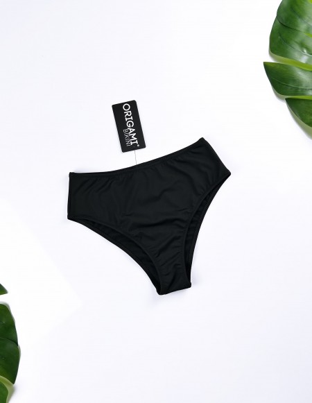 Fekete Vastag szélű alsó X-272 Origami Bikini