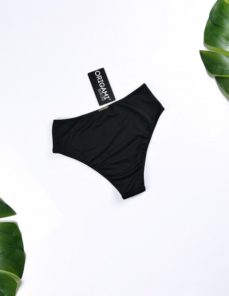 Fekete Vastag szélű alsó X-272 Origami Bikini