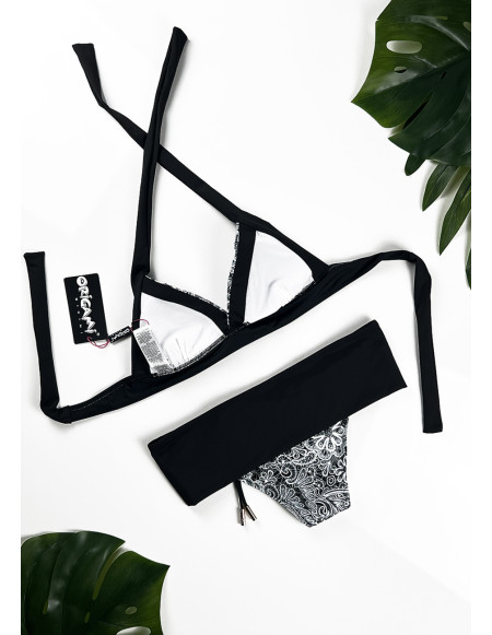 D kosaras kivehető szivacsos háromszöges fürdőruha