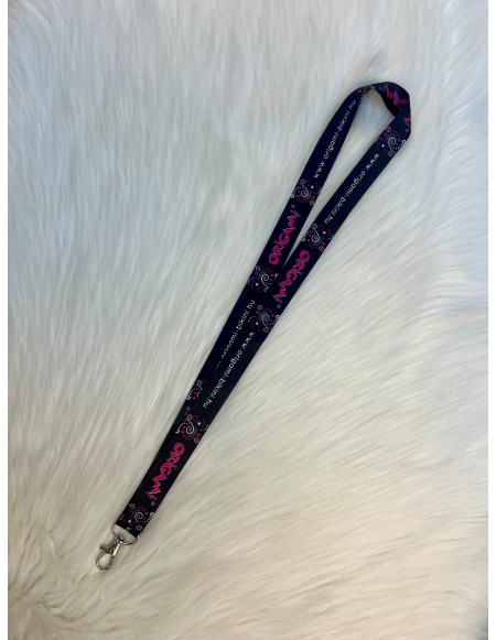 Black lanyard MR-002 Origami Bikini merchandise